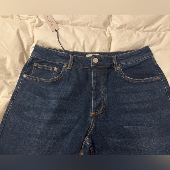 Martha by Martha Stewart Dark Blue Straight Leg Jeans - NWT - Size 12 - Picture 5 of 14